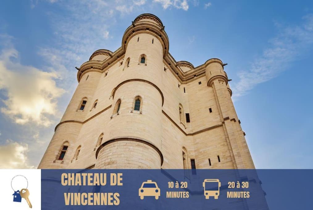 9 Min From Chateau De Vincennes - Paris & Disney Lägenhet Saint-Maurice  Exteriör bild